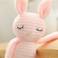 thumbnail image 1 of Muñeca de conejo de punto hecha a mano, juguete de peluche de Animal, juguete de peluche para dormir, regalos Tmvgtek libre de BPA, 1 of 7