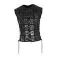 thumbnail image 2 of pitrice Armure Samouraï Armure de Poitrine Steampunk pour Fête d'Halloween Pirate Brun Noir, 2 of 5