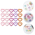 thumbnail image 3 of 20pcs Bricolage Coeur Forme Porte-Clés Clips Alliage Porte-Clés Clips Ressort Snap Hooks, 3 of 8