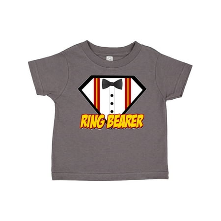 

Inktastic Ring Bearer Superhero Gift Toddler Boy Girl T-Shirt