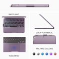 thumbnail image 4 of Funda con teclado edaiser Swivel para iPad 10.2 pulgadas (9.ª, 8.ª generación), 4 of 9