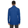 thumbnail image 2 of CORE365 CE405 Men's Fusion ChromaSoft™ Pique Quarter-Zip Pullover-True Royal-2XL, 2 of 3