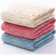 thumbnail image 5 of Baby Infant Newborn Soft Cute Rabbit  Bath Towel Washcloth Bathing Cloth Drying, 5 of 5