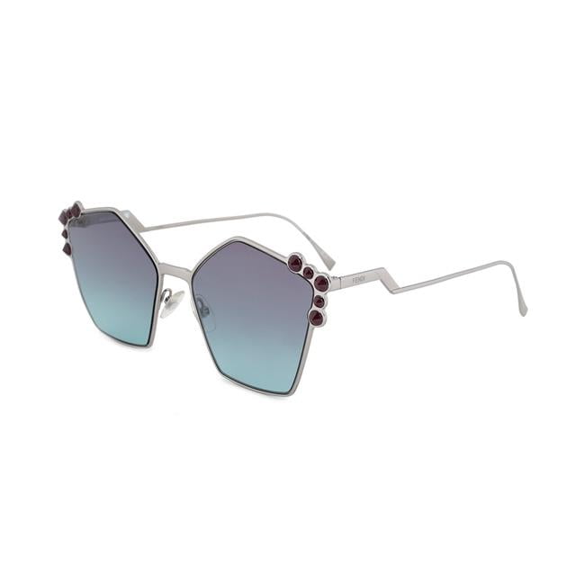 fendi geometric sunglasses
