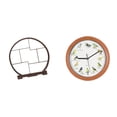 thumbnail image 1 of Expositor de artesanías,Expositor de madera para objetos de colección artísticos,Reloj de pared,Reloj de pared con pájaro cantor Relojes de pared con pájaros,Relojes de pájaros con sonido, 1 of 8
