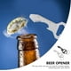 thumbnail image 3 of Bottle Opener Keychain Bottle Opener Tin Bottle Opener Manual Can Opener Keychain Beer Bottle (silver Black) (4pcs), 3 of 5