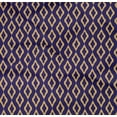 thumbnail image 4 of oneOone Organic Cotton Poplin Twill Fabric Geometric Ikat Decor Fabric Printed BTY 42 Inch Wide, 4 of 4