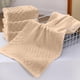 thumbnail image 5 of Toalla gruesa, suave y absorbente de 74 x 33 cm (29 x 13 pulgadas), color liso, para lavar la cara, ideal para baño, spa o salón de belleza. Mezcla de algodón, multiusos, de secado rápido, para el, 5 of 7