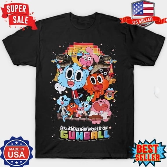 The Amazing World Of Gumball Group T-Shirt S-5XL