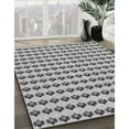 thumbnail image 3 of Ahgly Company Tapis d'Intérieur Lavable en Machine Carré Gris Cendré Transitionnel, 8 Pieds Carré, 3 of 7