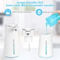 thumbnail image 3 of Dispensador de jabón automático de 400 ml, dispensador de jabón resistente al agua IPX5, recargable por USB, 3 of 4