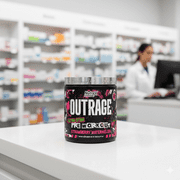 Nutrex Research OUTRAGE Strawberry Watermelon High Intensity Pre Workout Powder 30 Servings