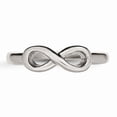 thumbnail image 4 of Stainless Steel Polished Infinity Symbol Ring Size: 6; for Adults and Teens; for Women and Men, 4 of 6