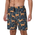 thumbnail image 1 of Fotbe Reindeer Traje de Baño para Hombre – Shorts de Natación de Secado Rápido con Forro y Bolsillos-X-Large, 1 of 6