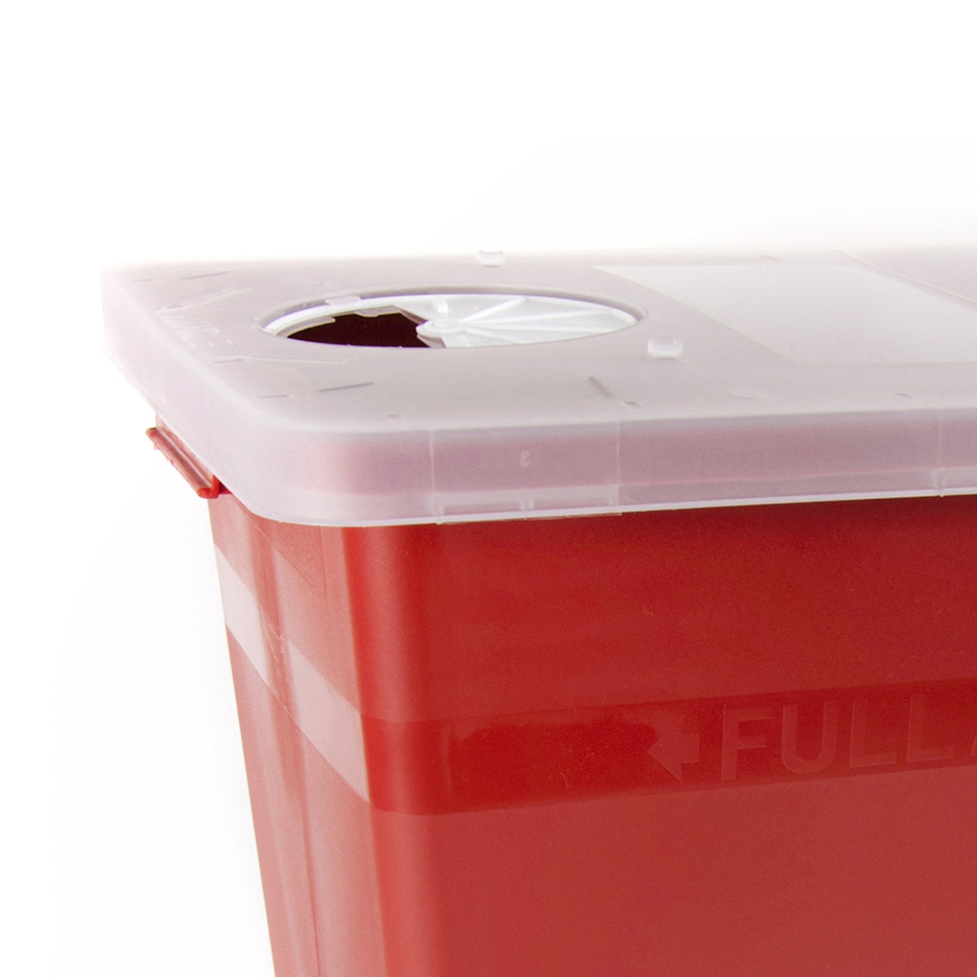 McKesson Prevent Sharps Container, Biohazard, Locking Lid - Red, 8 gal, 1 Ct