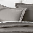 thumbnail image 3 of Superior Egyptian Cotton 850 Thread Count Duvet Cover Set, King/California King, Gray, 3 of 6
