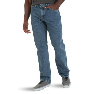 Authentics Mens Jeans Stone 38x30 Relaxed Fit Denim 38