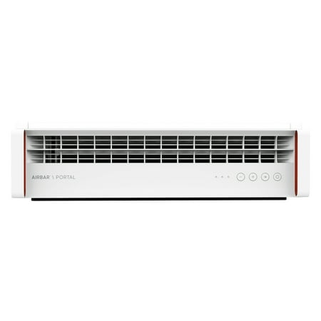 Sharper Image - PORTAL Window Fan with Reversible Exhaust - Ice White