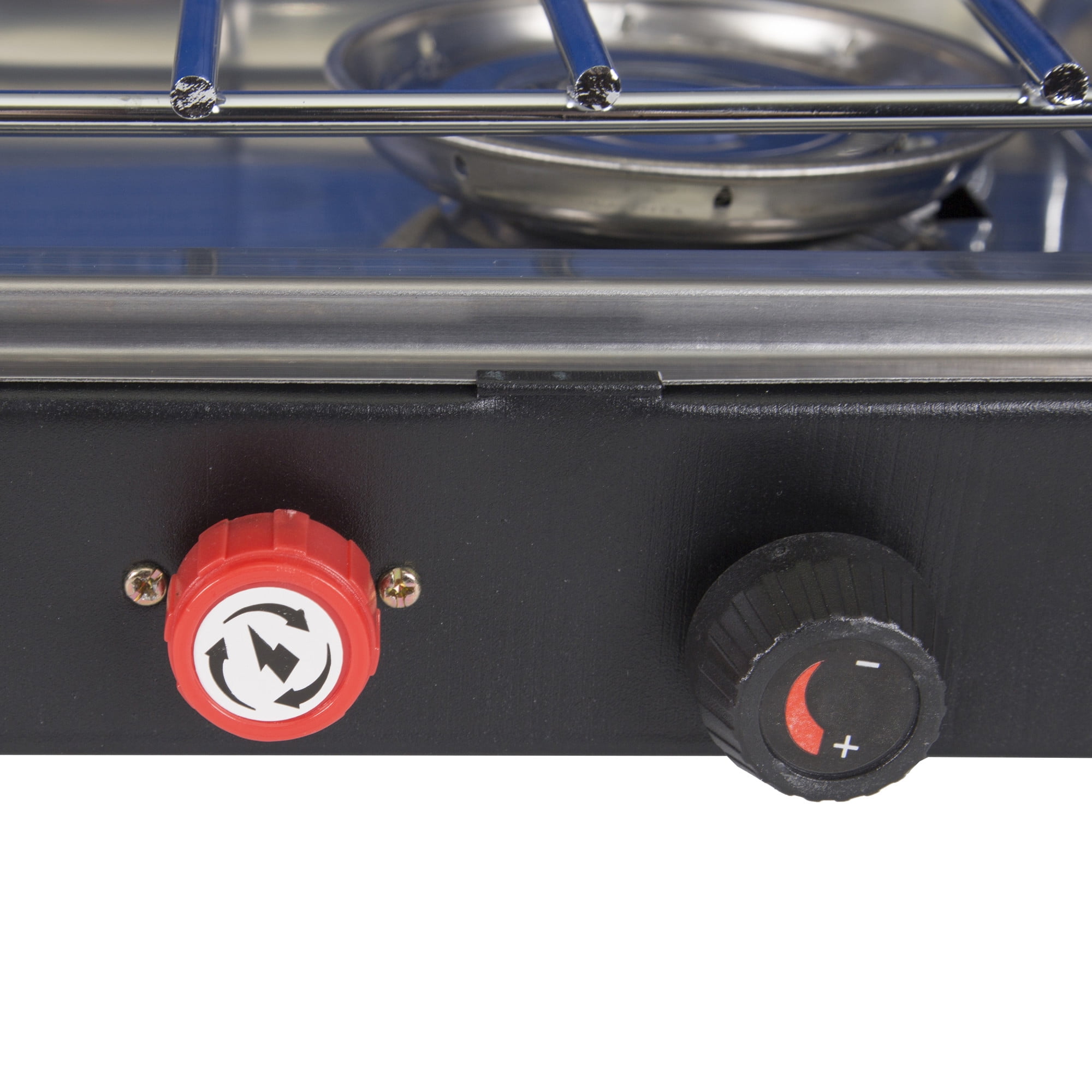 Stansport 2-Burner Propane Stove With Piezo - Blue, 18 x 10 x 4 in - Fred  Meyer