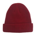 thumbnail image 2 of Beanie Men Slouchy Knit Skull Cap Warm Stocking Hats Guys Women Striped Winter Beanie Hat Cuffed Plain Hat, 2 of 8