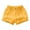 Yellow, variant on BLVB Toddler Baby Girls Solid Ripped Hem High Waist Jeans Summer Cute Kids Denim Shorts with Pocket 1-16 Years