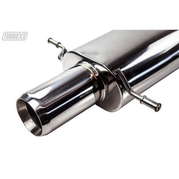 Turbo XS WS02-RMA Rear Muffler Assembly for 2002-2007 WRX-STI