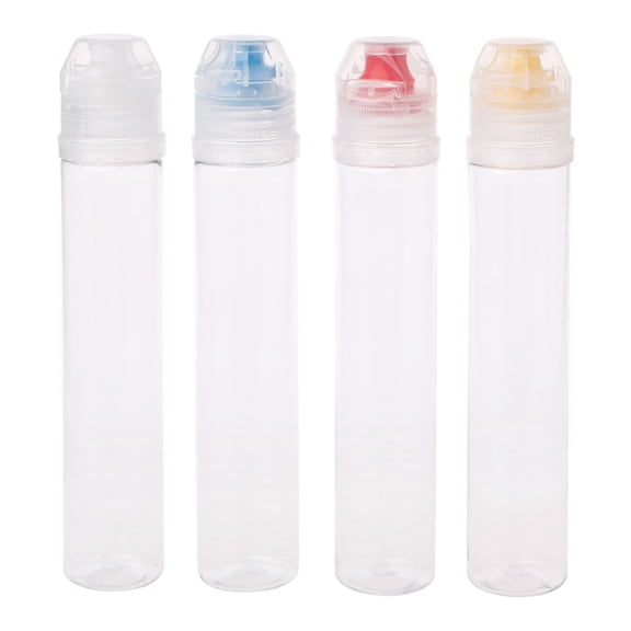 Kitchen Plastic Squeeze Bottle Condiment Dispenser For Salad Sauce Ketchup