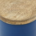 thumbnail image 4 of DecMode 5.25", 7"H Wood Coastal Decorative Jar, Blue, 2 - Pieces, 4 of 9