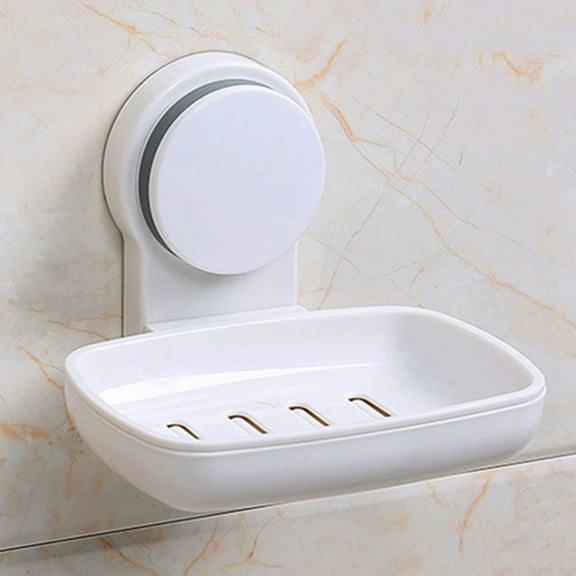 HOMEMAXS  Wall Soap Holder Ledge Mounted Dish Magnetic Suction Cup