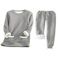 thumbnail image 1 of Ladies‘ Cozy Tracksuit Set with Fleece Lined Sweatshirt and Stretchy Sweatpants, 1 of 8
