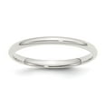 thumbnail image 4 of 925 Sterling Silver 2mm Comfort Fit Band Ring Size 7.5, 4 of 6