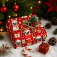 thumbnail image 3 of Pug Christmas Wrapping Paper Rolls, Pug Holiday Gift Wrapping Paper Merry Christmas, 3 of 7