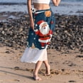 thumbnail image 6 of Santa Claus Stylish Chiffon Beach Dress with Polyester Straps for Women - Beach Skirt for Summer Vacations, 6 of 6