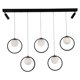 thumbnail image 2 of Lámpara Candil Colgante LED Minx Luxica Lighting Negro, 2 of 5
