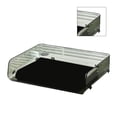 thumbnail image 2 of A4 Paper Storage Box Stackable Plastic Large Opening Single Layer Desktop File Organizer for Office Green 32.5x25x7.5cm/12.8x9.8x3.0in, 2 of 12