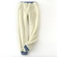 thumbnail image 2 of Gibobby pantalones para mujer Mujer estampado navideño Otoño Invierno terciopelo bolsillos cálidos cintura elástica pierna deportes pantalones casuales (Azul, L), 2 of 4