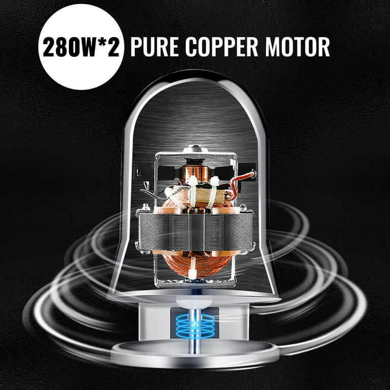 100W Milkshake Shaker Machine Blender Milk Foam Coffee Drink Mixer Pure  Copper Motor Strong Power Anti-Slip Mat Design Silver