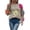 Khaki, variant on QUYUON Womens Long Sweaters for Leggings Casual Long Sleeve Crew Neck Sweaters Winter Knit Jumper Pullover Tops Embroidery Floral Fall Sweatshirts Warm Knitted Sweaters Blouse Shirts Pink One Size