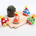 thumbnail image 2 of Coches de juguete para bebés de 1 año de edad, juguetes de regalo de cumpleaños para niños pequeños, coches de cuerda de dibujos animados para niños de 2 años BANYUO  Hogar, 2 of 7