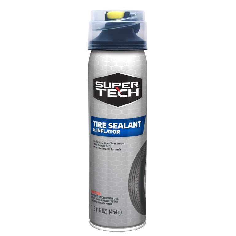 Super Tech Tire Inflator & Sealant, 16 oz photo 1