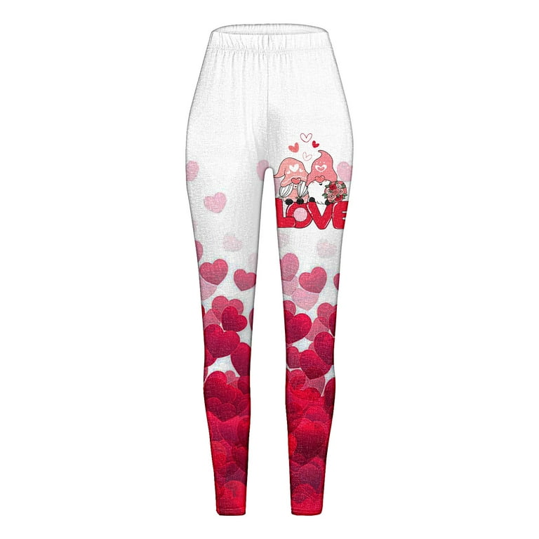 ketyyh-chn99 Valentines Day Chub Rub Shorts for Women plus Size Ladies  Leggings Valentine Day Cute Print Casual Comfortable Home Leggings Boot  Pants
