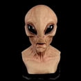 thumbnail image 3 of Halloween Masks Cosplay Alien Face Mask Horror Party Props Fancy Dress Costumes High Quality, 3 of 4