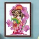 thumbnail image 1 of Cuadros Decorativos Kit de pintura de diamante con forma especial parcial de bricolaje 5D para decoración del hogar de niña (YN094) Wdftyju embutido en tela, 1 of 1