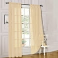 thumbnail image 2 of Window Sheer Curtains 2 Panels Voile Light Filtering Sheer Curtain Panel Drapes Treatment for Bedroom Living Room Children Room Kitchen Yard, 2 of 6