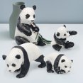 thumbnail image 1 of Gwong Juguete Panda modelo realista forma fina artesanía simulación sólida panda figura juguete para escritorio Gwong 30011050, 1 of 6