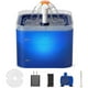 thumbnail image 1 of Fuente De Agua Para Gatos Con Luz Led 67oz/2.0l Fuente De Beber Para Gatos Ultra Silenciosa Con Filtro Automático,y, 1 of 3