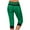 Green, variant on Gym Pants Women New 2025 Capris Women Capris Pants Casual Elastic Waist Drawstring Yoga Joggers Lightweight Running Cropped Sweatpants Ladies Capris Blue 3XL