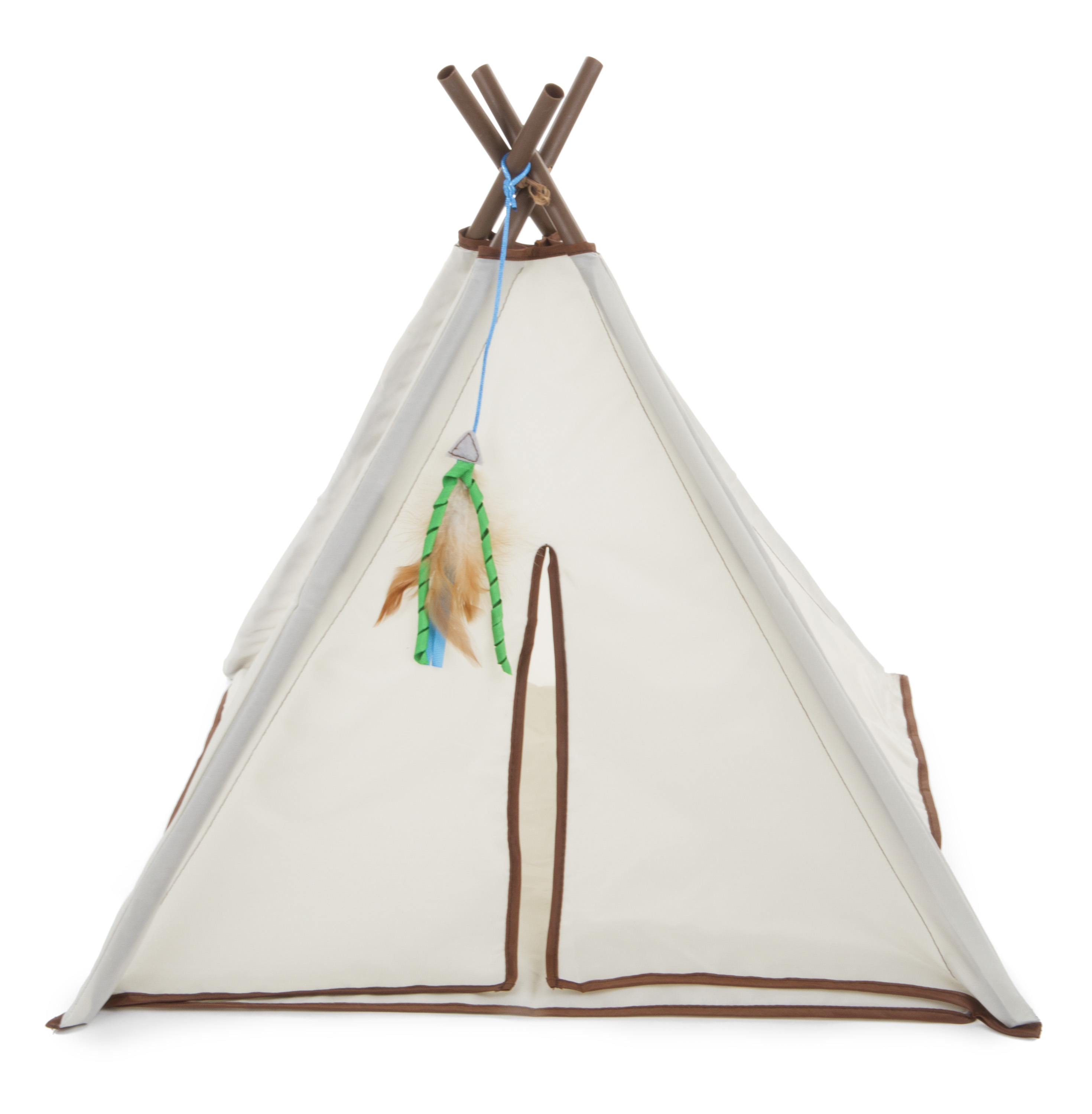 SmartyKat Kitty Camp TeePee Cat Toy