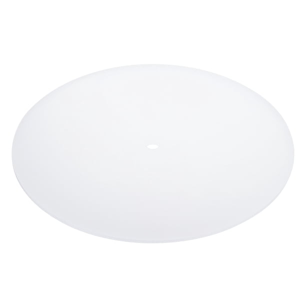 Difusor de pantalla de acrílico Uxcell con agujero central, difusor redondo para pantallas de lámpara de tambor, blanco, 8.5 pulgadas