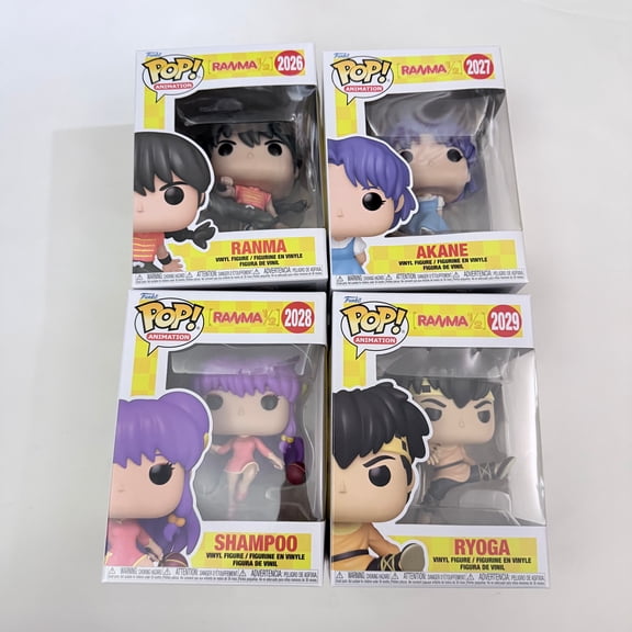 Funko Pop! Animation Ranma 1/2 Set of 4